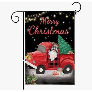 Double Sided Christmas Garden Flag 12x18 NEW